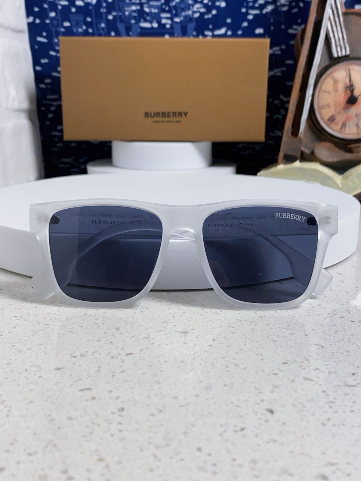 Burberry Fashion Blue Lens Sunglasses for Men & Women - 432512 - detail image 9