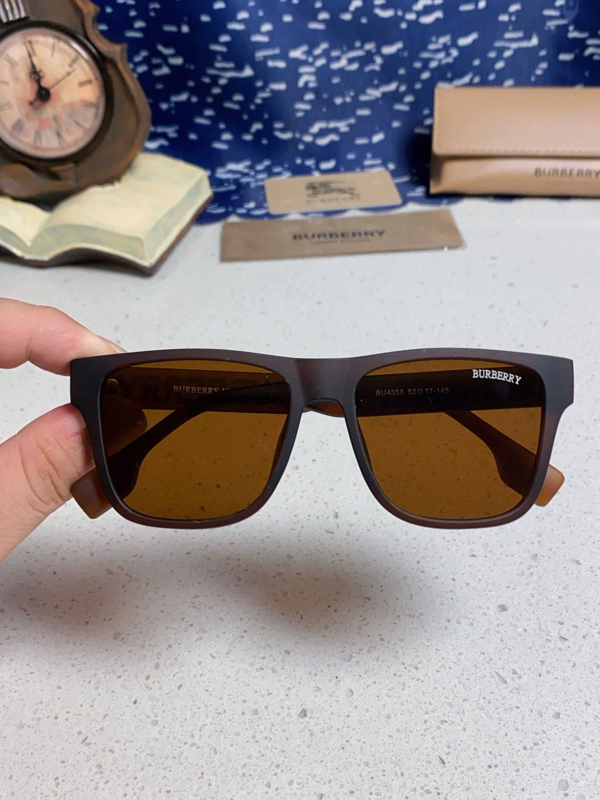 Burberry Fashion Brown Lens Sunglasses for Men & Women - 432513 - detail image 4