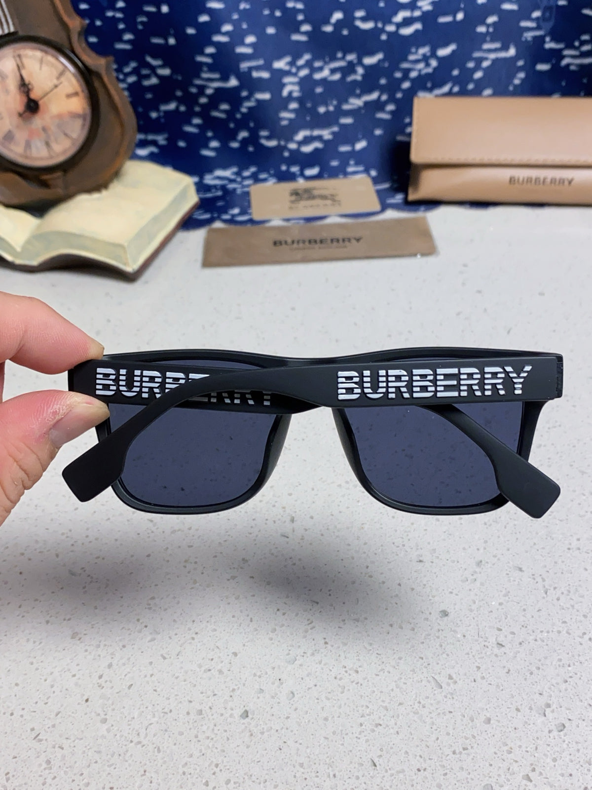 Burberry Fashion Blue Lens Sunglasses for Men & Women - 432515 - detail image 5