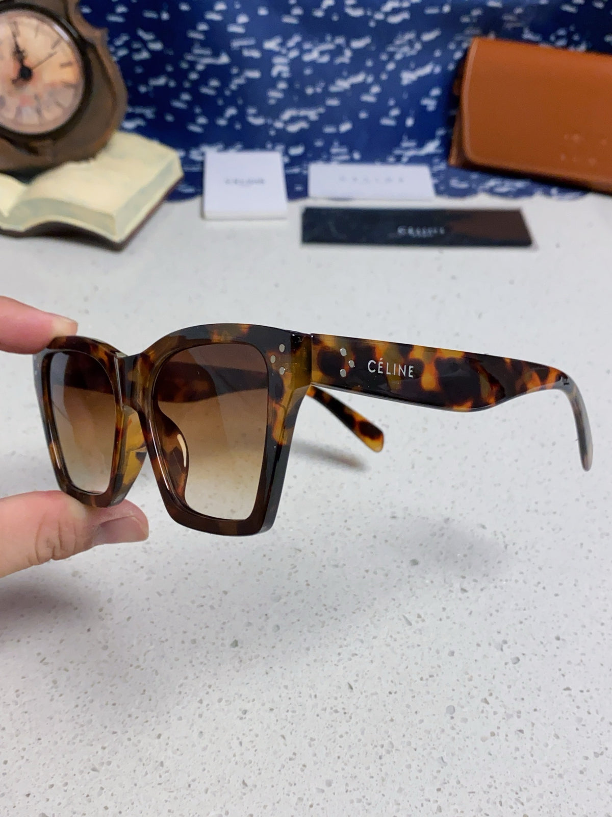 Celine Square Brown Lens Sunglasses for Men & Women - 431935 - detail image 6