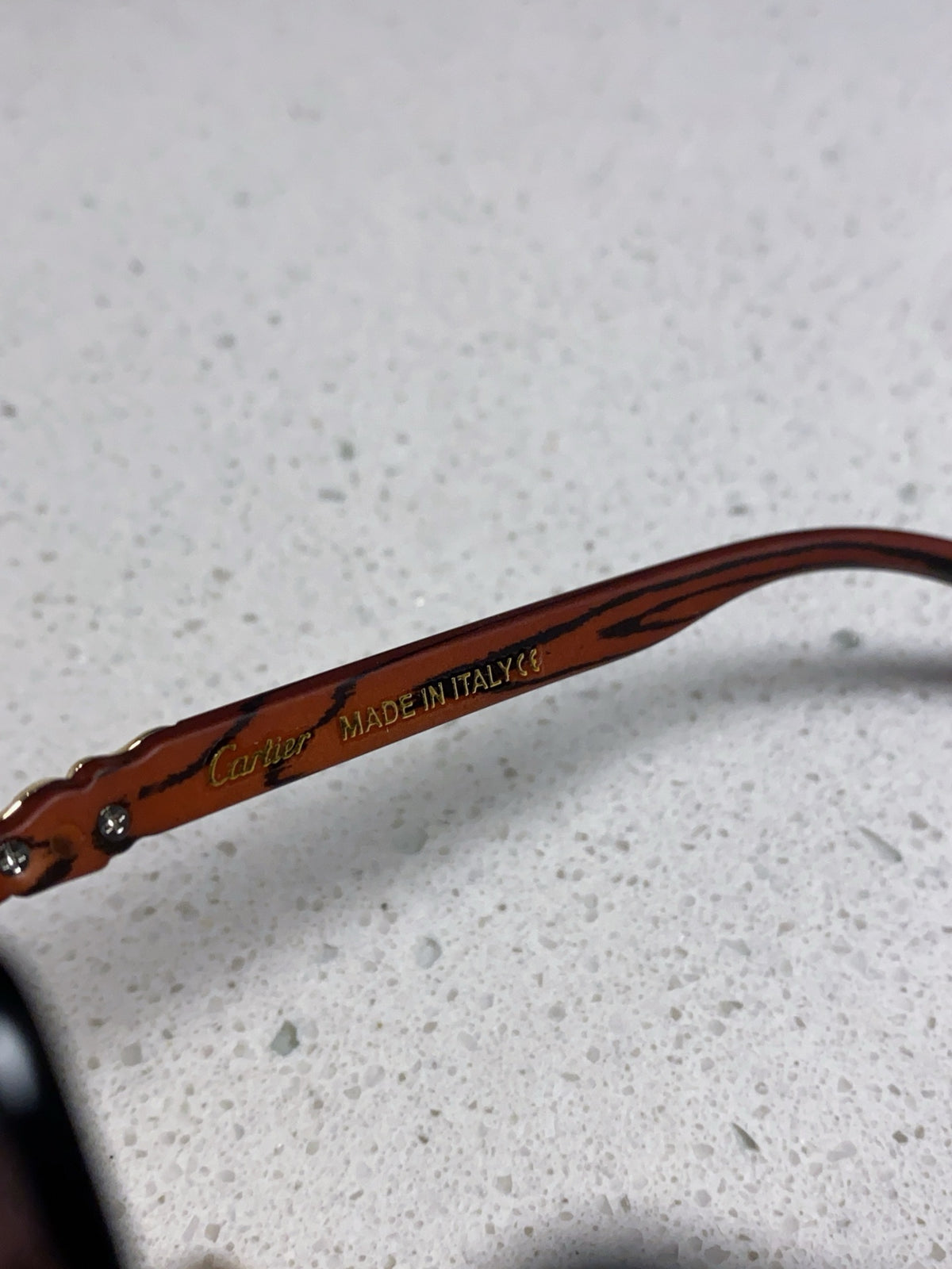 Cartier Lightweight Rimless Blue Lens Sunglasses for Men & Women - 432353 - detail image 8