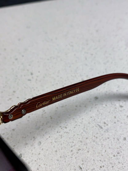Cartier Lightweight Rimless Silver Lens Sunglasses for Men & Women - 432352 - detail image 8