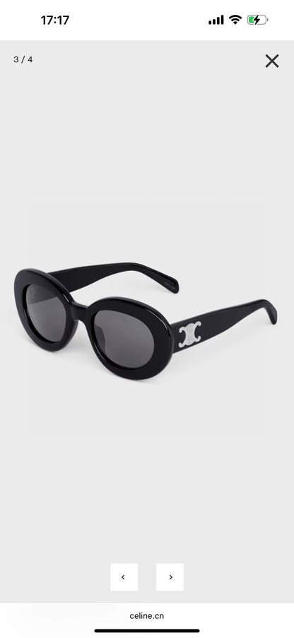Celine CL40312U Fashion Black Lens Sunglasses for Men & Women - detail image 2