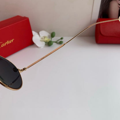 Cartier Round Silver Lens Sunglasses for Men & Women - 998197