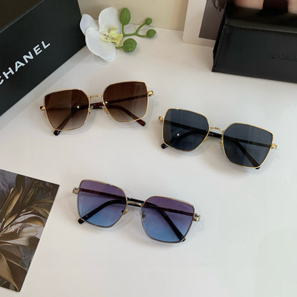 Chanel Square Brown Lens Sunglasses for Men & Women - detail image 3