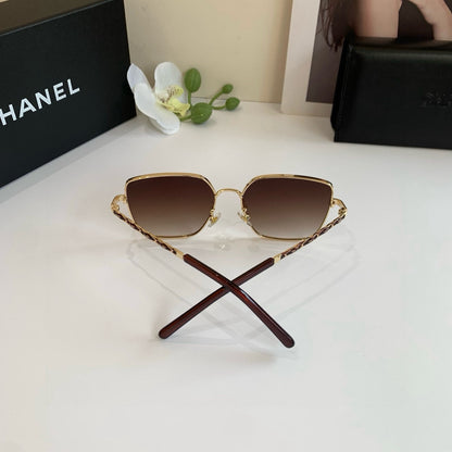 Chanel Square Brown Lens Sunglasses for Men & Women - detail image 2