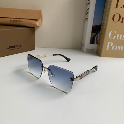 Burberry Metal Square Silver Lens Sunglasses for Men & Women - 416018 - detail image 2