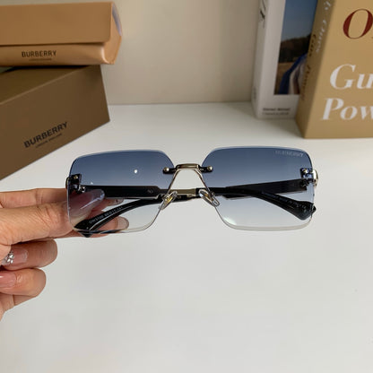 Burberry Metal Square Silver Lens Sunglasses for Men & Women - 487452 - detail image 5
