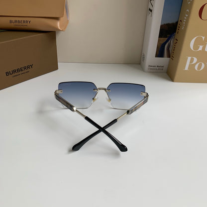 Burberry Metal Square Silver Lens Sunglasses for Men & Women - 416018 - detail image 6