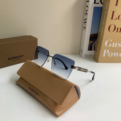 Burberry Metal Square Silver Lens Sunglasses for Men & Women - 487452 - detail image 4