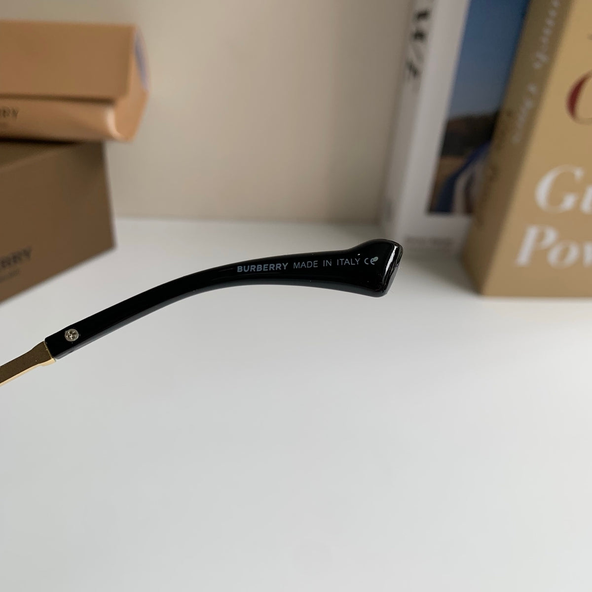 Burberry Metal Square Silver Lens Sunglasses for Men & Women - 416019 - detail image 6