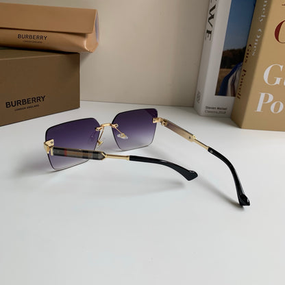 Burberry Metal Square Silver Lens Sunglasses for Men & Women - 416019 - detail image 7