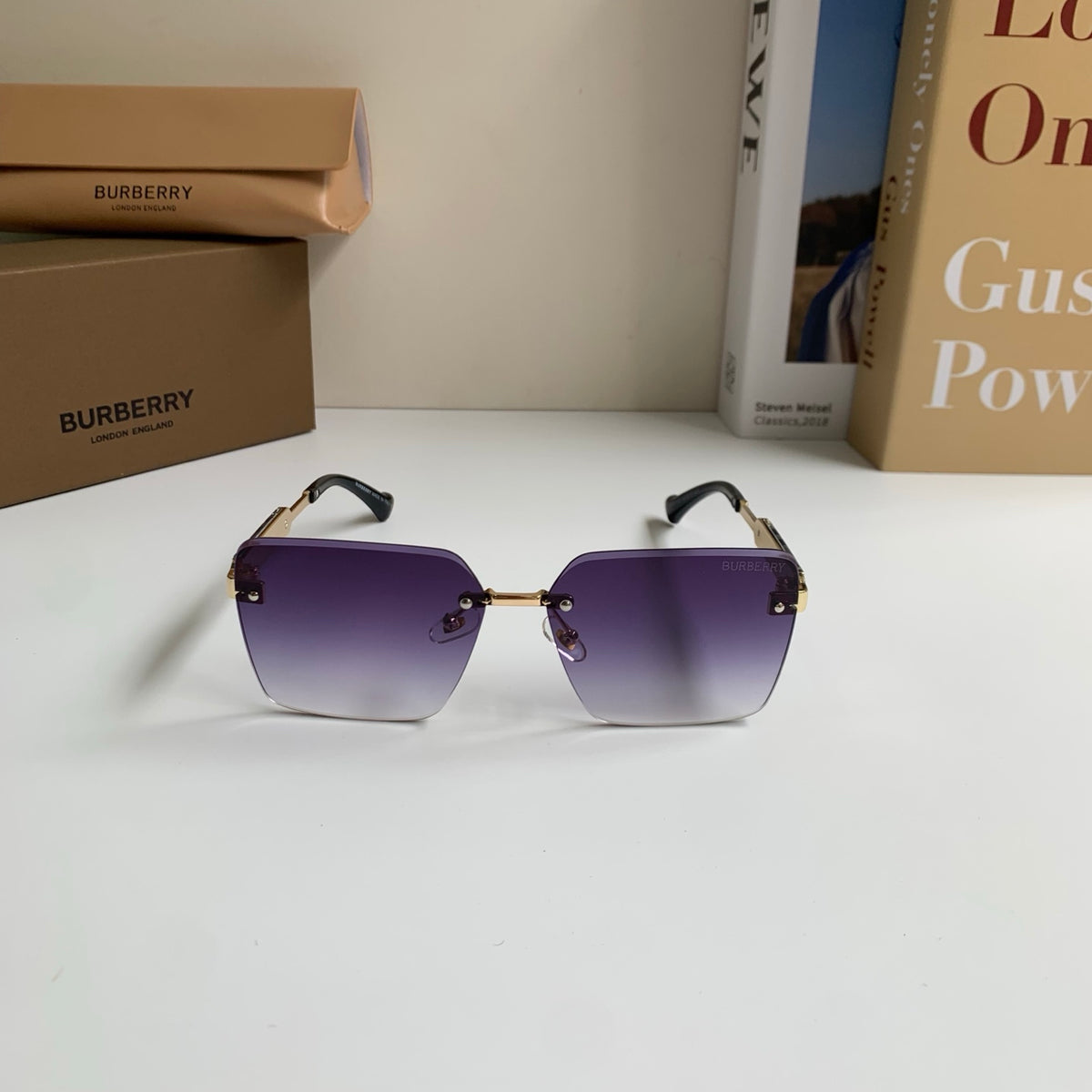 Burberry Metal Square Silver Lens Sunglasses for Men & Women - 416019 - detail image 3