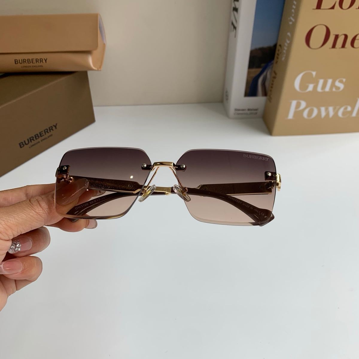 Burberry Metal Square Silver Lens Sunglasses for Men & Women - 416020 - detail image 3