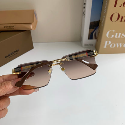 Burberry Metal Square Silver Lens Sunglasses for Men & Women - 416020 - detail image 6