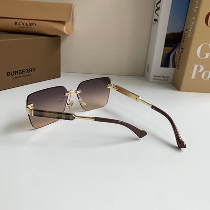Burberry Metal Square Silver Lens Sunglasses for Men & Women - 416020 - detail image 8