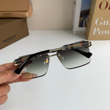 Burberry Metal Square Silver Lens Sunglasses for Men & Women - 416021 - detail image 7