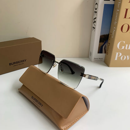 Burberry Metal Square Silver Lens Sunglasses for Men & Women - 416021 - detail image 5