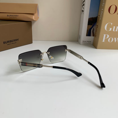 Burberry Metal Square Silver Lens Sunglasses for Men & Women - 416021 - detail image 8