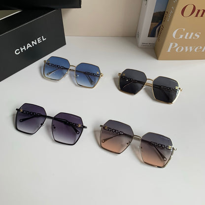 Chanel Metal Fashion Silver Lens Sunglasses for Men & Women - 493514 - detail image 9