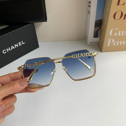 Chanel Metal Fashion Silver Lens Sunglasses for Men & Women - 493514 - detail image 6