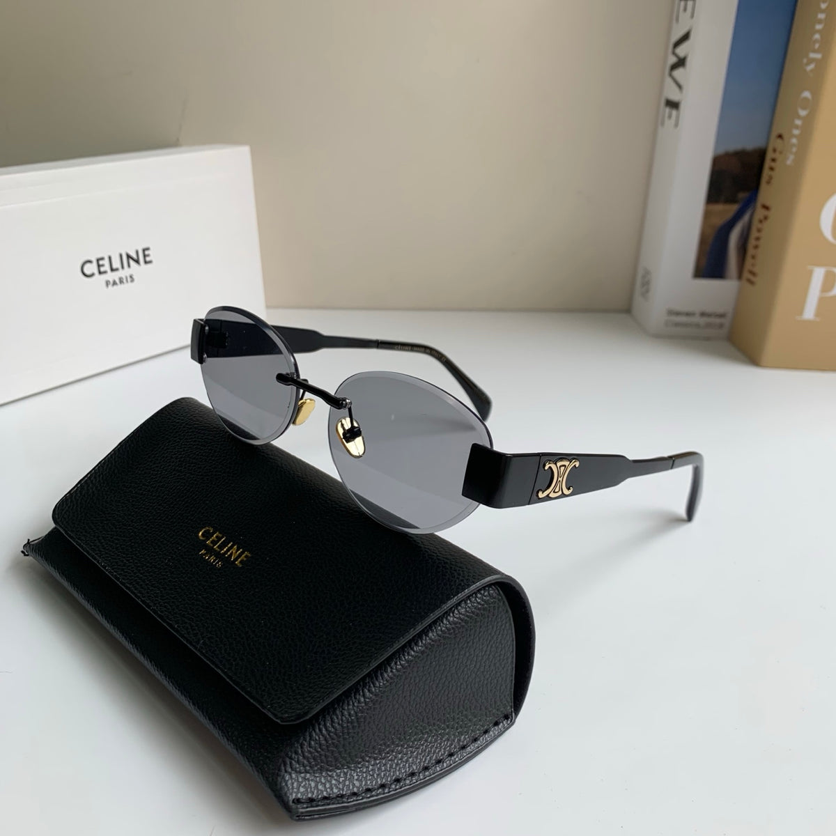 Celine Round Silver Lens Sunglasses for Men & Women - 358281 - detail image 4