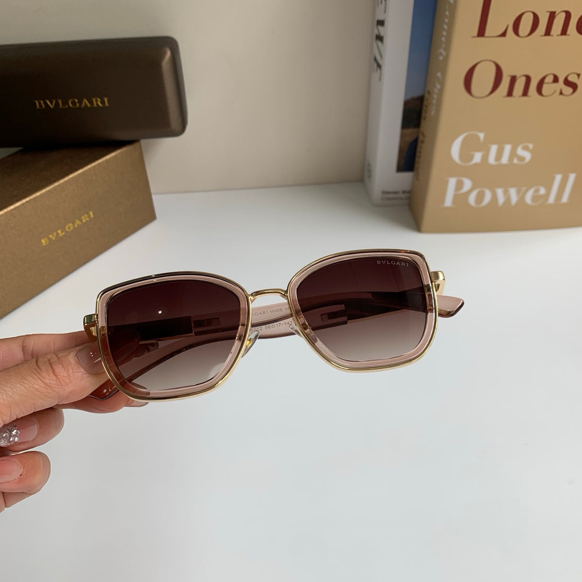 Bottega Veneta Square Red Lens Sunglasses for Men & Women - detail image 3
