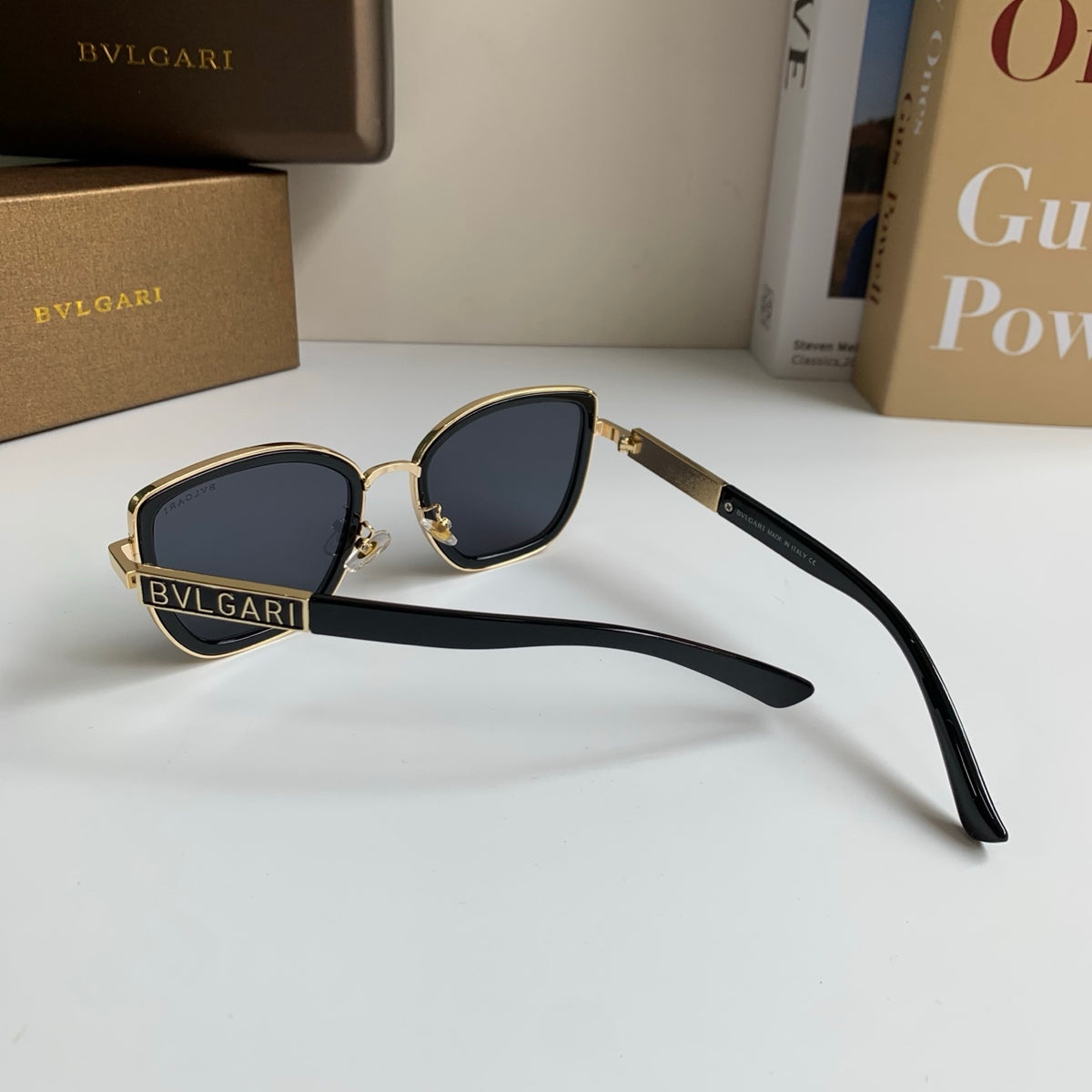 Bottega Veneta Square Black Lens Sunglasses for Men & Women - 372598 - detail image 6