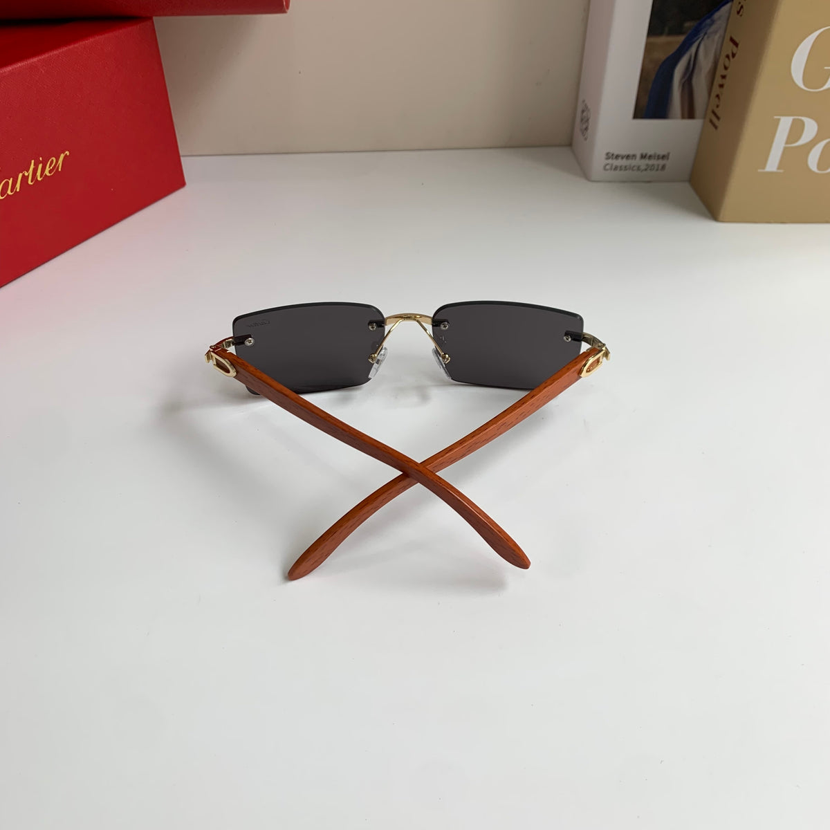 Cartier Fashion Silver Lens Sunglasses for Men & Women - 398976 - detail image 6