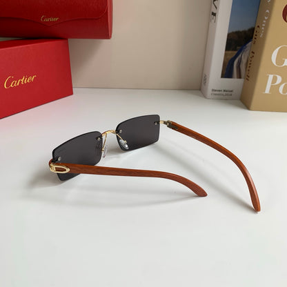 Cartier Fashion Silver Lens Sunglasses for Men & Women - 493653 - detail image 9