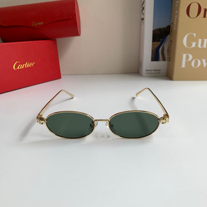 Cartier Cat-Eye Silver Lens Sunglasses for Men & Women - 415833 - detail image 5