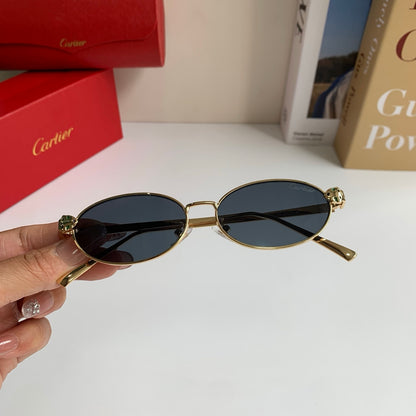 Cartier Cat-Eye Silver Lens Sunglasses for Men & Women - detail image 3