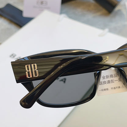 Balenciaga BB0480SK Fashion Black Lens Sunglasses for Men & Women - detail image 4