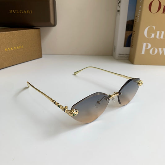 Bottega Veneta Cat-Eye Silver Lens Sunglasses for Men & Women - 432910
