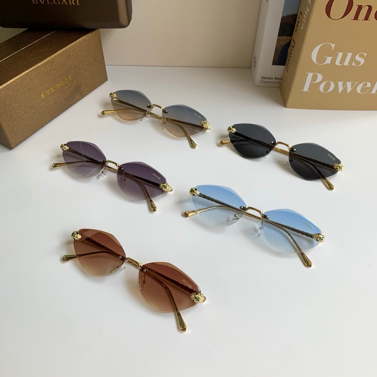 Bottega Veneta Cat-Eye Brown Lens Sunglasses for Men & Women - 432913 - detail image 9