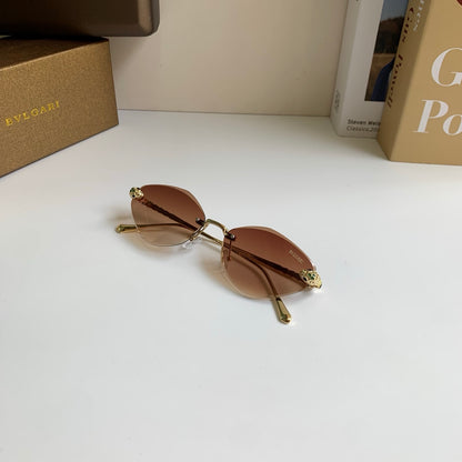 Bottega Veneta Cat-Eye Brown Lens Sunglasses for Men & Women - 432913 - detail image 3