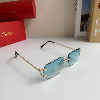 Cartier Fashion Silver Lens Sunglasses for Men & Women - 358567