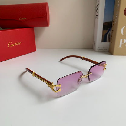 Cartier Fashion Silver Lens Sunglasses for Men & Women - 449563