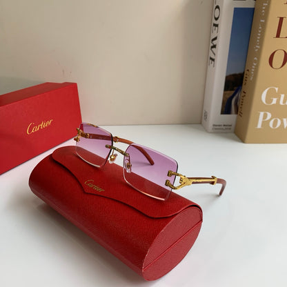 Cartier Fashion Silver Lens Sunglasses for Men & Women - 358499 - detail image 5