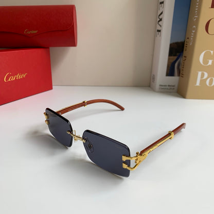 Cartier Fashion Silver Lens Sunglasses for Men & Women - 358502 - detail image 2