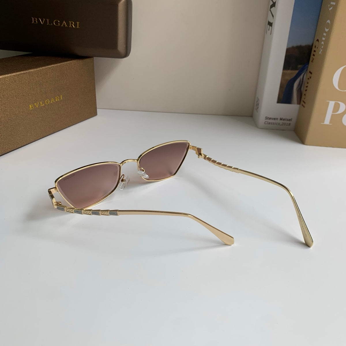 Bottega Veneta Metal Fashion Silver Lens Sunglasses for Men & Women - 372588 - detail image 7