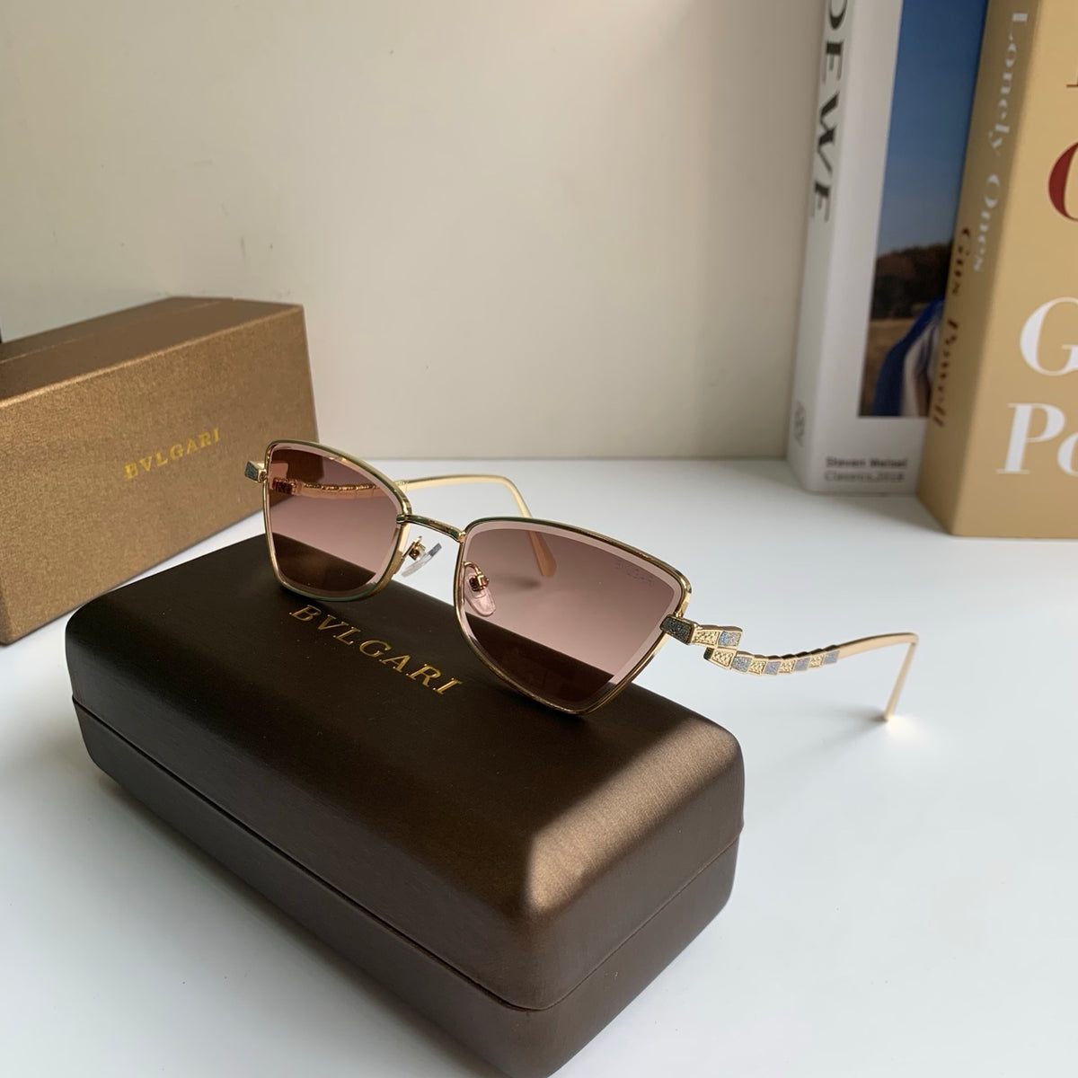Bottega Veneta Metal Fashion Silver Lens Sunglasses for Men & Women - 372588 - detail image 5