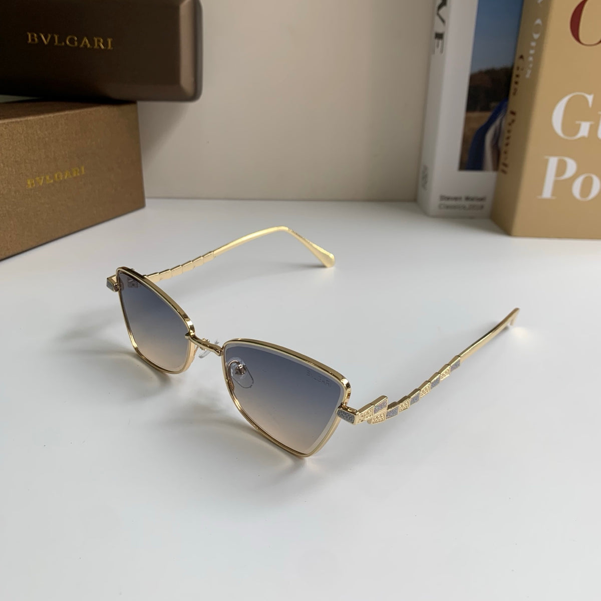 Bottega Veneta Metal Fashion Silver Lens Sunglasses for Men & Women - 372589 - detail image 2