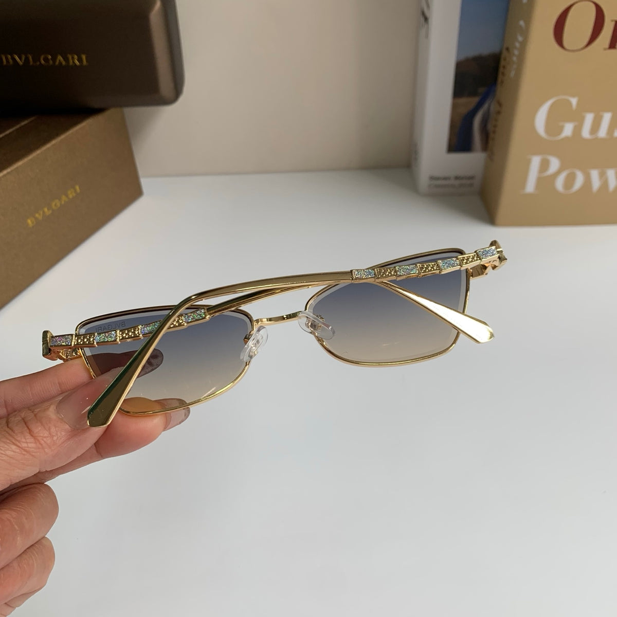 Bottega Veneta Metal Fashion Silver Lens Sunglasses for Men & Women - 372589 - detail image 7