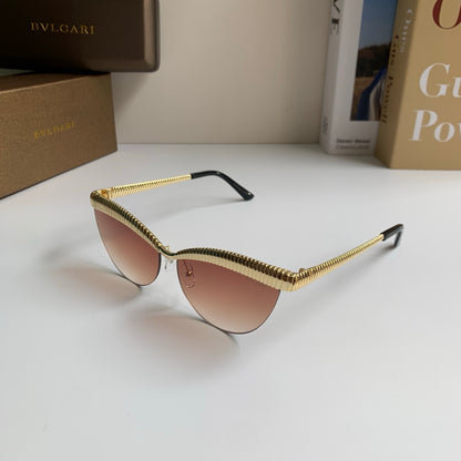 Bottega Veneta Cat-Eye Brown Lens Sunglasses for Men & Women - 372592 - detail image 2