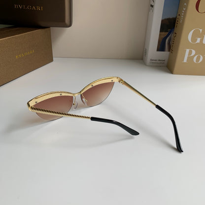 Bottega Veneta Cat-Eye Brown Lens Sunglasses for Men & Women - 372592 - detail image 8