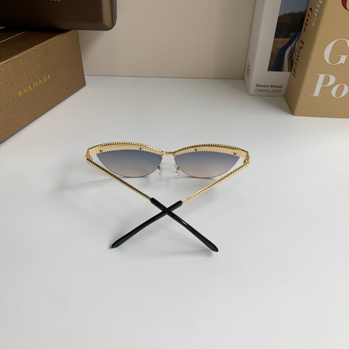 Bottega Veneta Cat-Eye Silver Lens Sunglasses for Men & Women - 466341 - detail image 6