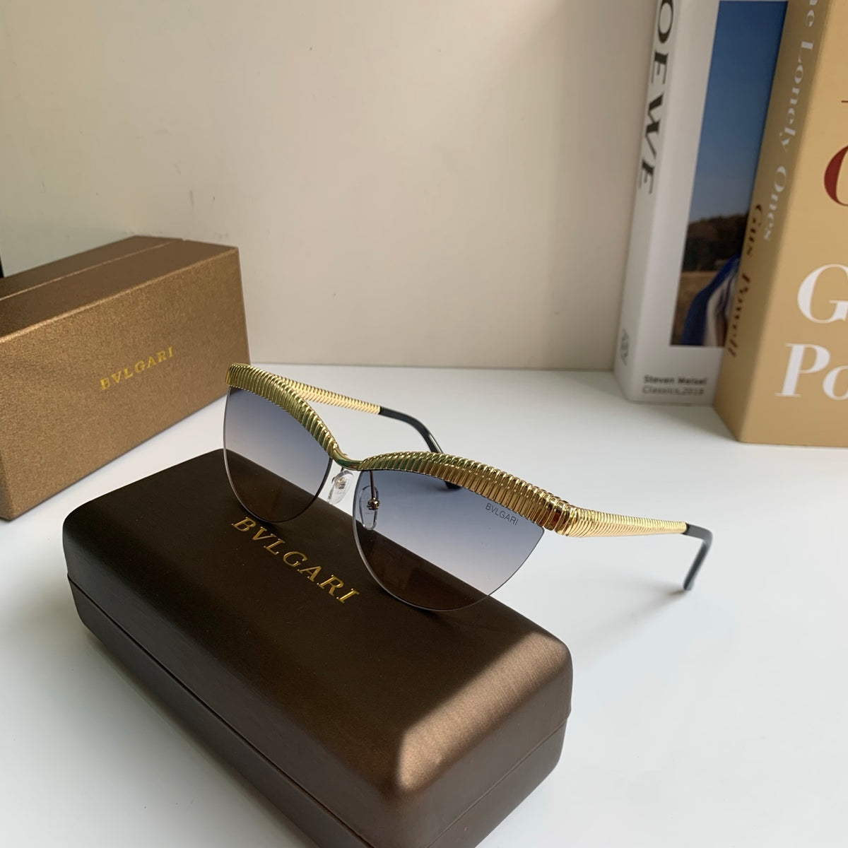 Bottega Veneta Cat-Eye Silver Lens Sunglasses for Men & Women - 372593 - detail image 5