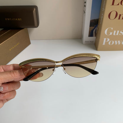 Bottega Veneta Cat-Eye Silver Lens Sunglasses for Men & Women - 372594 - detail image 4