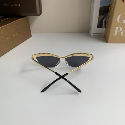 Bottega Veneta Cat-Eye Silver Lens Sunglasses for Men & Women - detail image 6